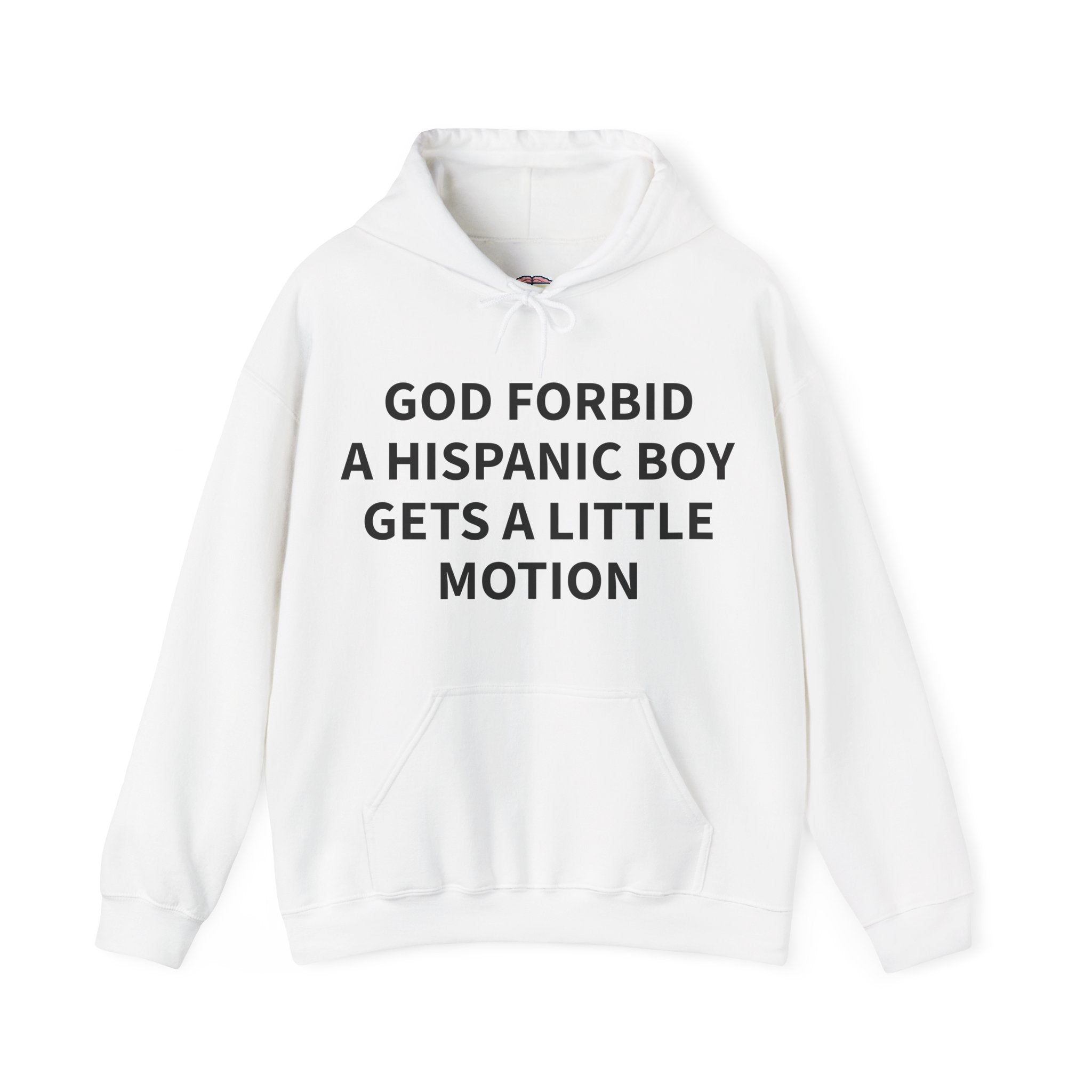 "GOD FORBID A HISPANIC BOY GETS A LITTLE MOTION" Hoodie